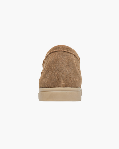 St. James – Comfortabele Suède Loafer-Karamel