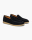 St. James – Comfortabele Suède Loafer-Zwart