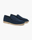 St. James – Comfortabele Suède Loafer-Marineblauw