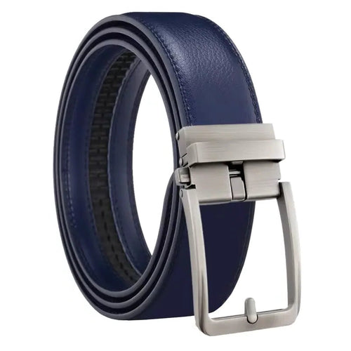 St. James Herenriem van Echt Leer – Blauw – Verstelbaar